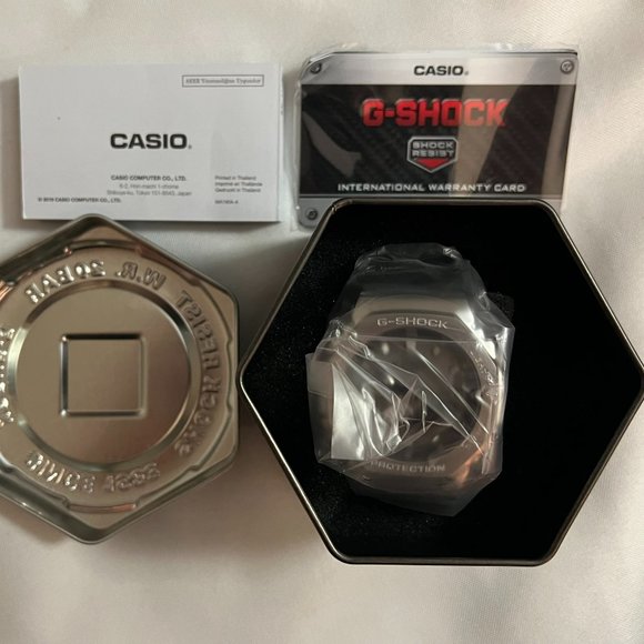 G-Shock Other - Casio G-Shock GM2100-1A Metal Clad Series Silver Casioak